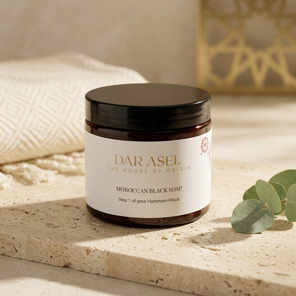 Moroccan Black Soap with Eucalyptus