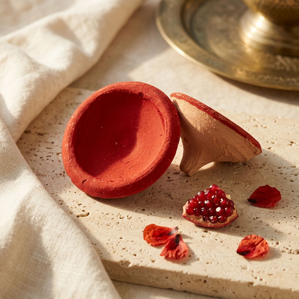 Traditional Moroccan Akkar Fassi Tint Stone